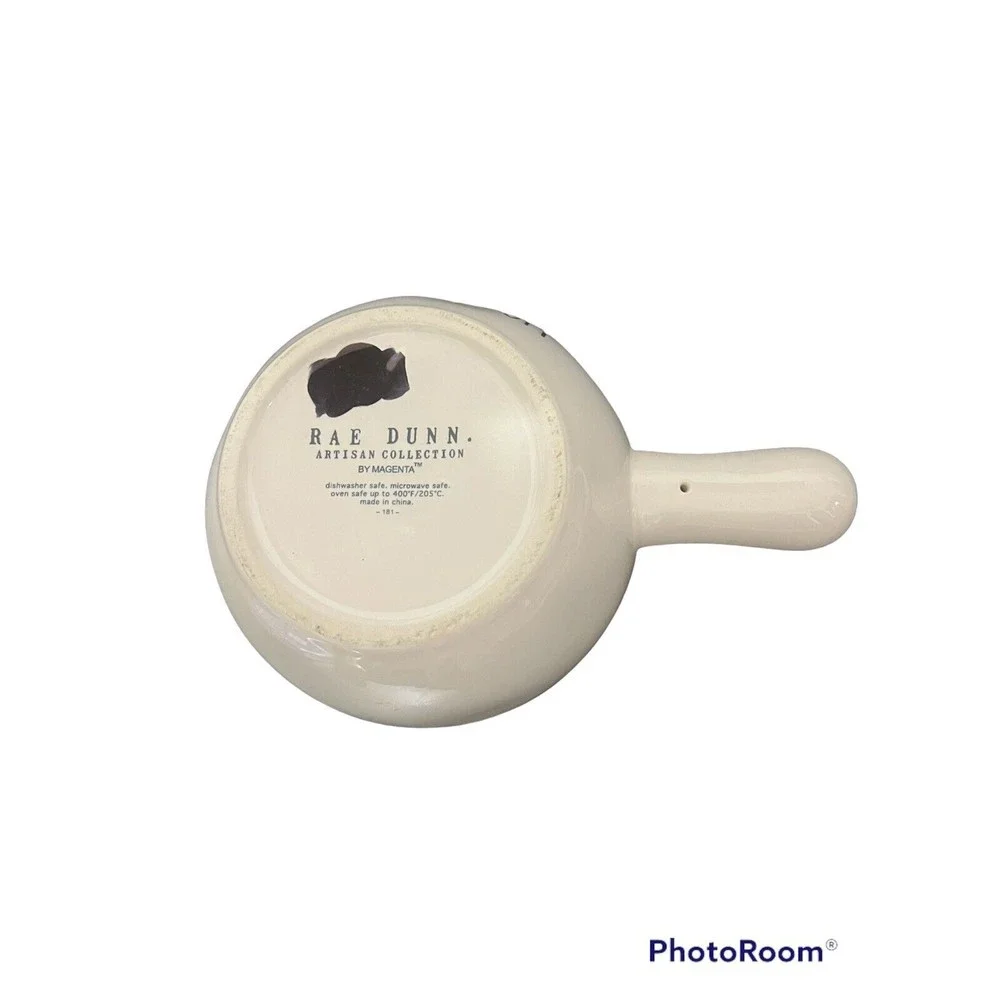 Rae Dunn by Magenta Oven Safe Crock Soup Bowl w/Handle -‎ 